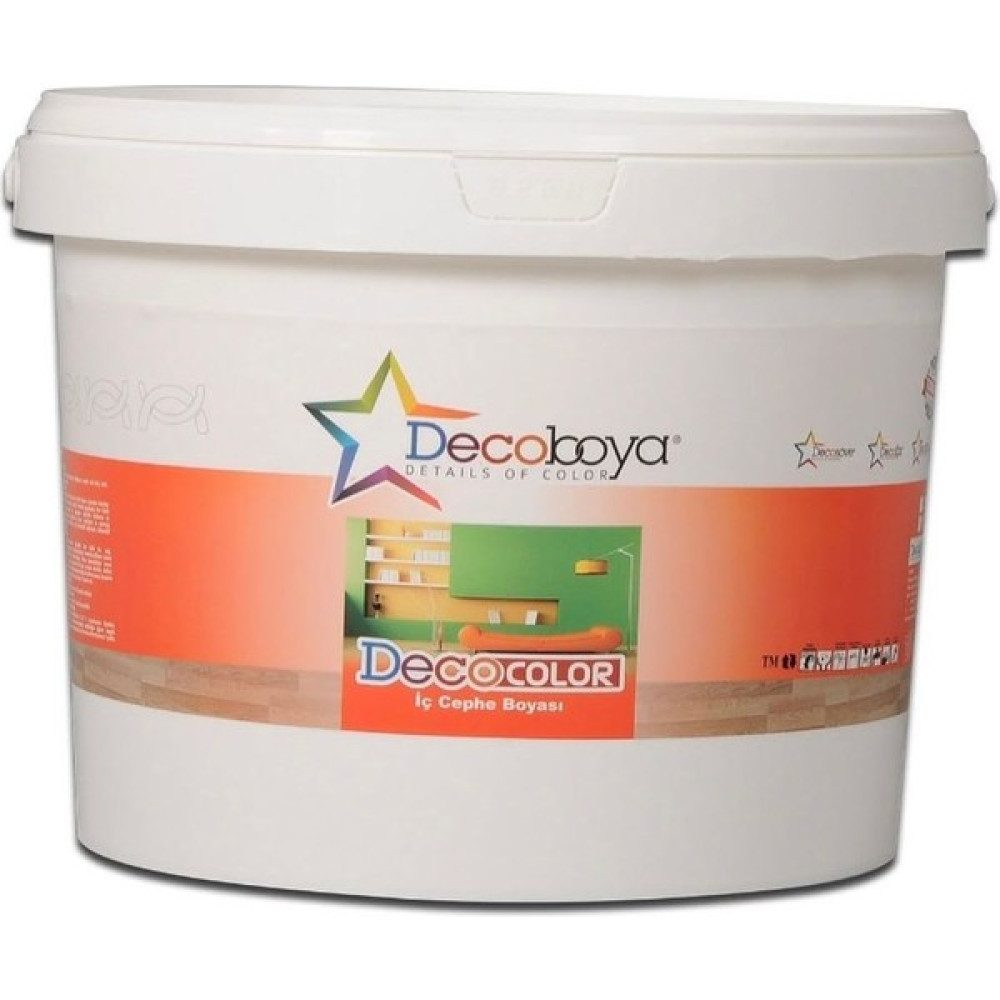 Decoboya Deco Color Plastik Mat Iç Cephe Duvar Boyası 3 Kg - DEC503 Beyaz İç Cephe Duvar Boyası Fiyatı
