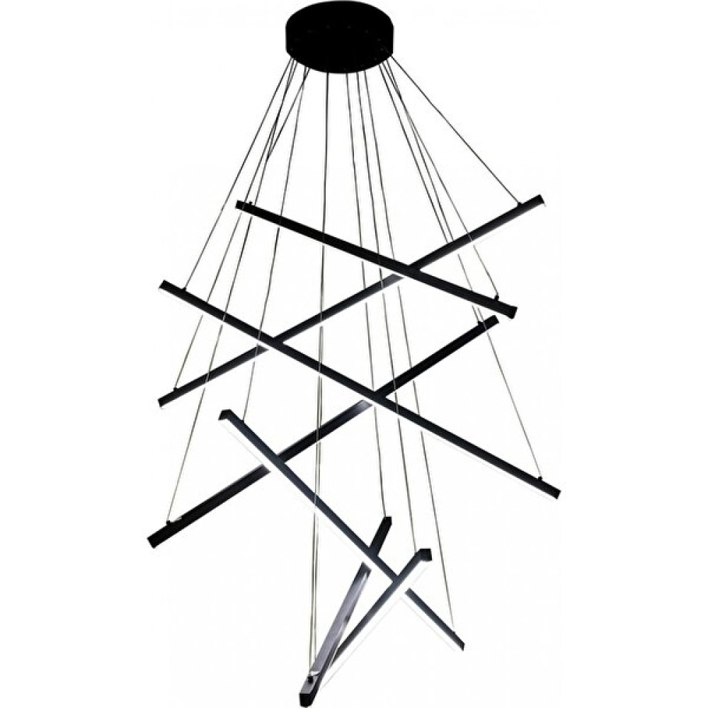 Decobulvar DCT30306 140W 3000K Gün Işığı 7X100CM Siyah Dekoratif LED Sarkıt Avize - 7'li Avize Fiyatı