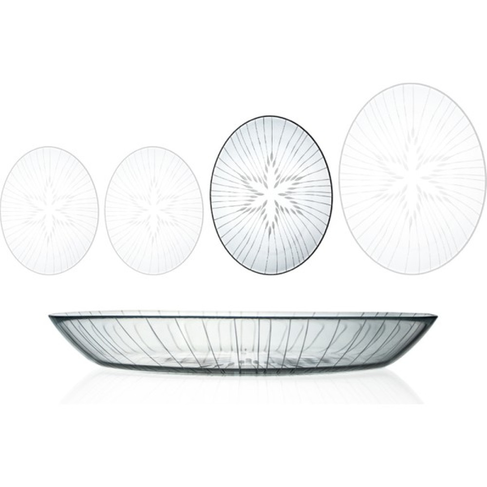 Decocia Oval Cam Salata Sunum Tabağı Vega Desenli 1 Adet 29 cm Kase Fiyatı