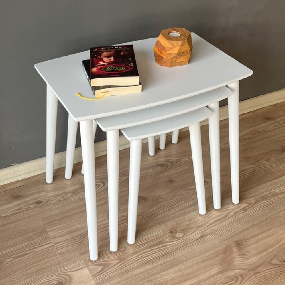 Decodual Soft Zigon Sehpa - beyaz Zigon Sehpa Fiyatı