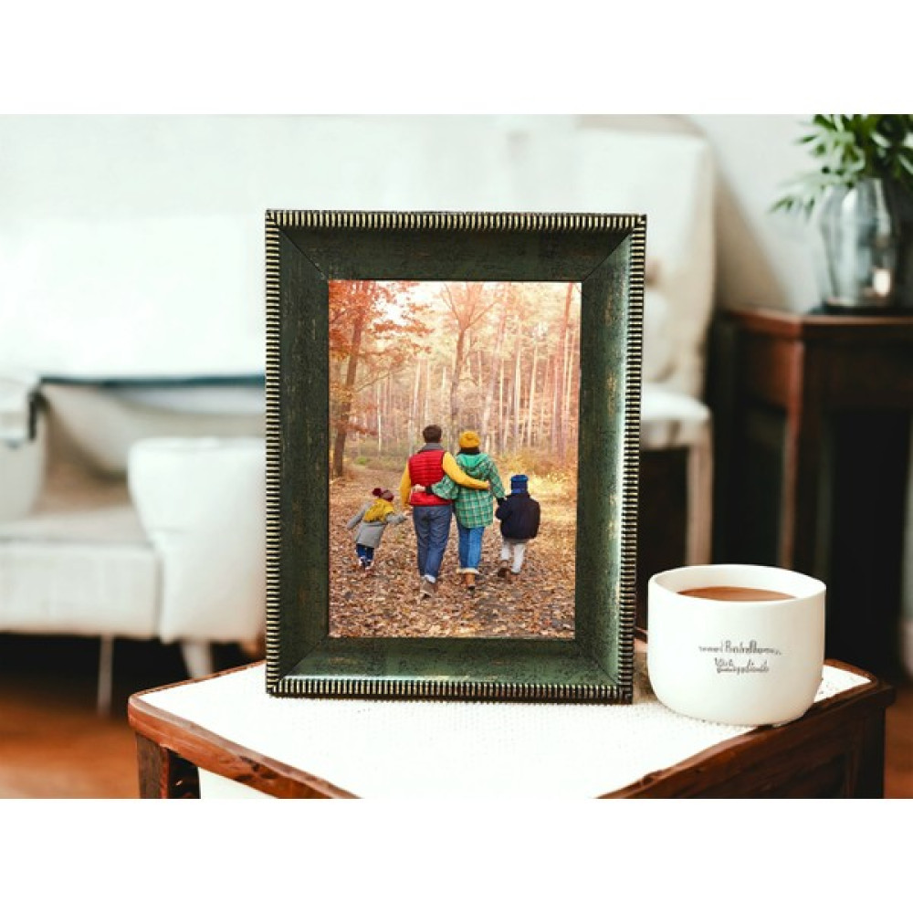 Decolıfe Çerçeve, Fotoğraf Çerçevesi, Anı Çerçevesi, Resim Çerçevesi, Antik Yeşil Çerçeve 21X15CM Resim & Fotoğraf Çerçevesi Fiyatı