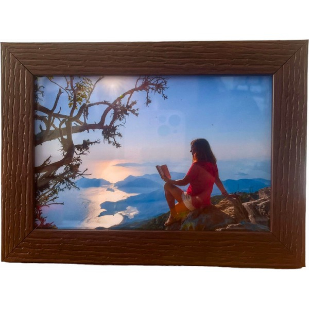 DecoLife Fotoğraf Çerçevesi, Çoklu Çerçeve, Resim Çerçevesi, Çerçeve, Cevız - Ceviz - 15 X 21 Resim & Fotoğraf Çerçevesi Fiyatı