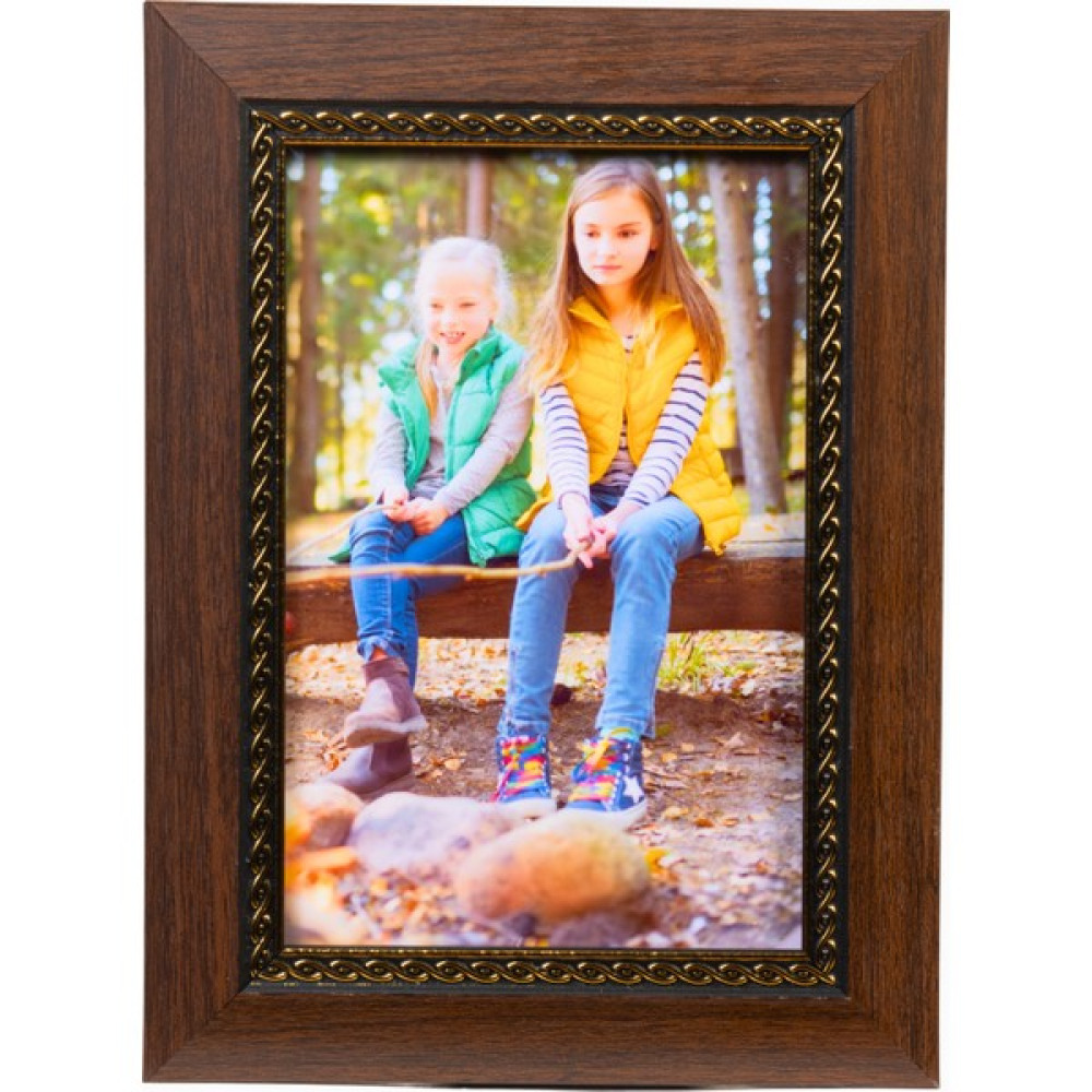 DecoLife Fotoğraf Çerçevesi, Resim Çerçevesi, Derin Çerçeve, Işlemeli Ceviz - Kahverengi - 15 x 21 Resim & Fotoğraf Çerçevesi Fiyatı