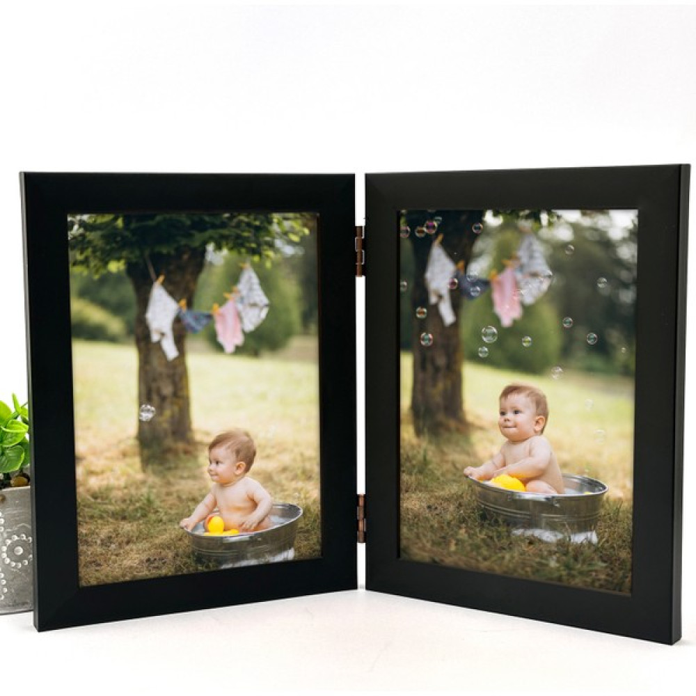 Decolıfe İkili Fotoğraf Çerçevesi, Menteşeli Çerçeve, Fotoğraf Çerçevesi, Anı Çerçevesi, Resim Çerçevesi, Çoklu Çerçeve 10X15 - Siyah Resim & Fotoğraf Çerçevesi Fiyatı