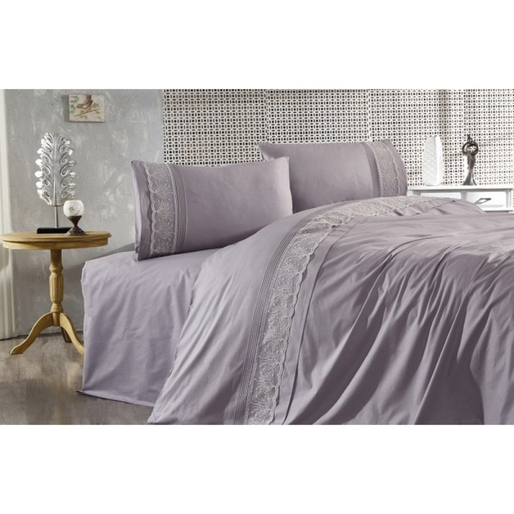 decolinda Gönül Nevresim Takımı - Gri - 200 x 220 cm Nevresim Takımı Fiyatı