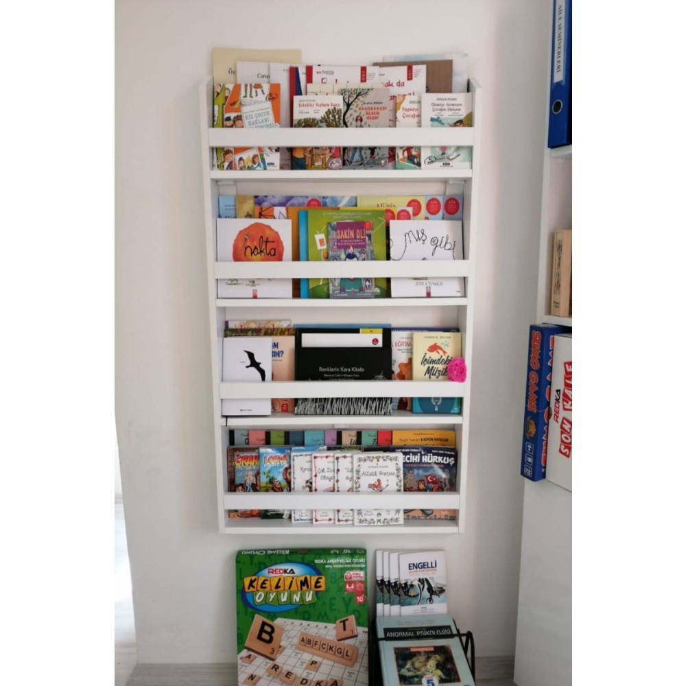 decomira Montessori Çocuk Odası Eğitici Kitaplık 74 cm Beden Bebek-Çocuk Odası Fiyatı
