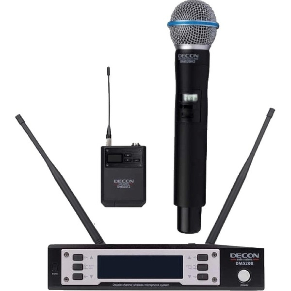 Decon DM-520ET El+Yaka Kablosuz Mikrofon Seti - Siyah Müzik Aletleri Fiyatı