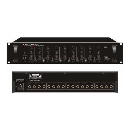 Decon DP-7240 8 Kanal Mikser Pre-Amfi