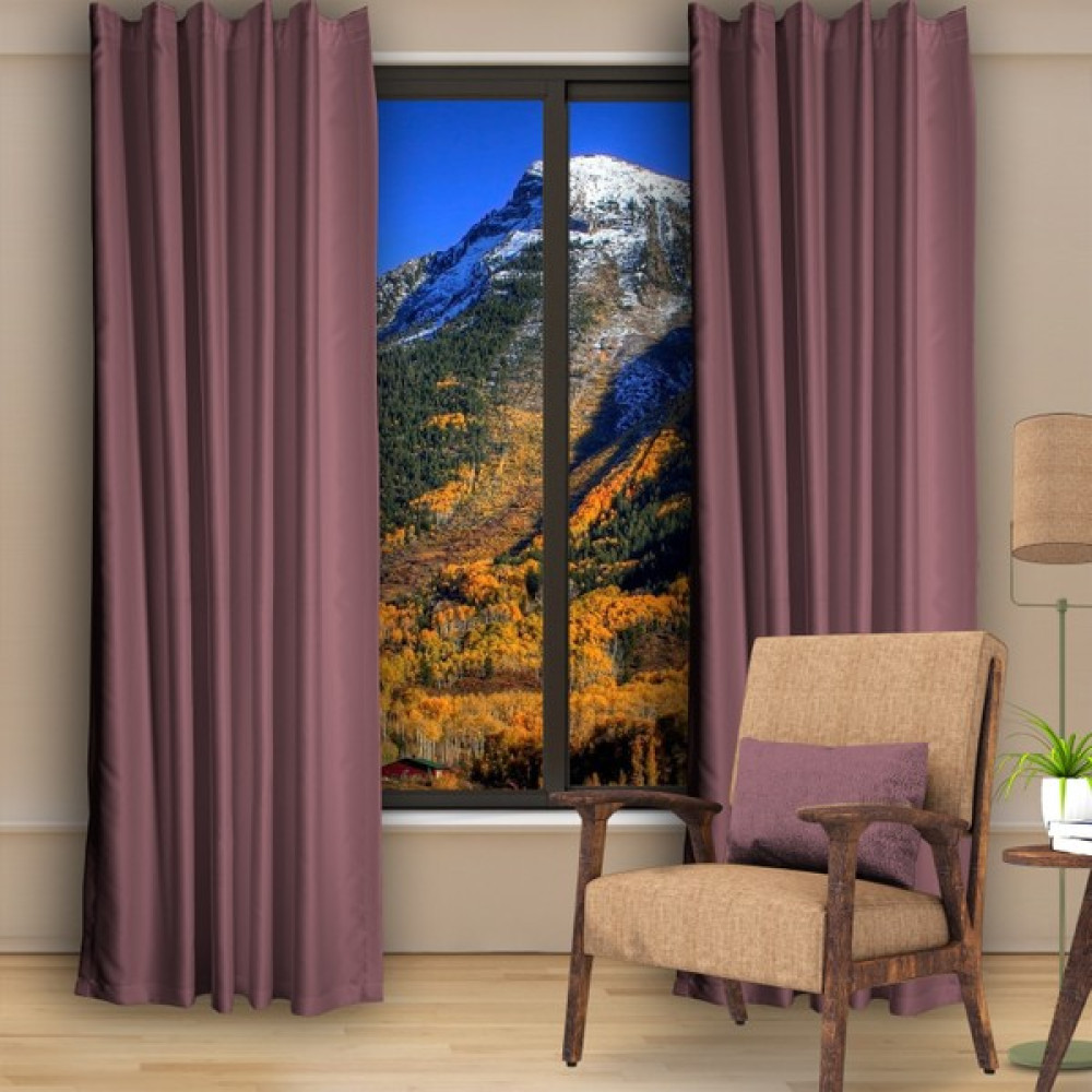 Decoperde Blackout (Karartma) Fon Perde-Güneşlik Pilesiz Extraforlu Düz Dikim Gülkurusu - Gül Kurusu - 170 x 230 cm Fon Perde Fiyatı