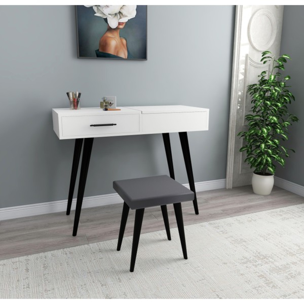 Decor Loger Rouge Makyaj Masası - Beyaz Dresuar / Makyaj Masası Fiyatı