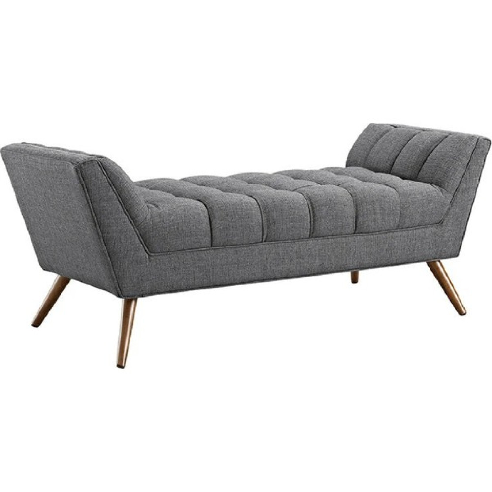 Decoraev Anka Puf Bank Bench - 135 x 55 cm - Gri Puf Fiyatı