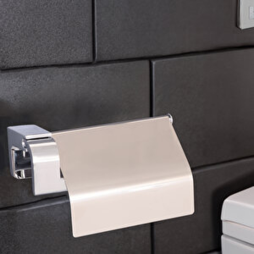 Decordem Banora Ikon Premium Kapaklı Tuvalet Kağıtlığı, Pirinç Paslanmaz, Krom Tuvalet Kağıtlığı Fiyatı