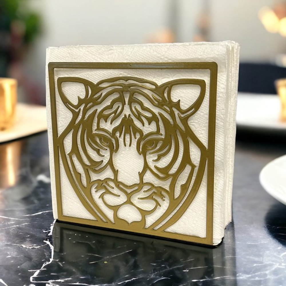 Decorelax Kaplan Temalı Gold Metal Peçetelik Mutfak Gereçleri Fiyatı