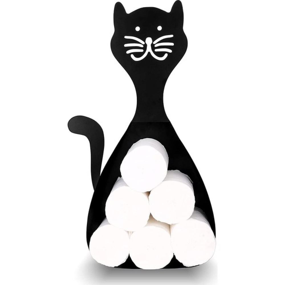 Decorelax Kedili Wc Kağıtlığı - Siyah Tuvalet Kağıtlığı Fiyatı