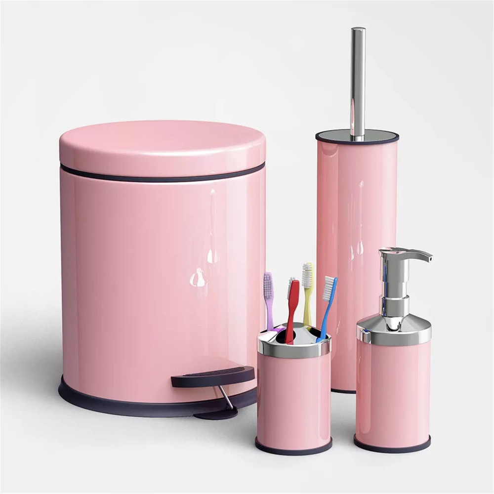 Decorev Boyalı 3 Litre Çöp Kovalı Dörtlü Banyo Seti (6524003) Oto, Bahçe, Yapı Market Fiyatı