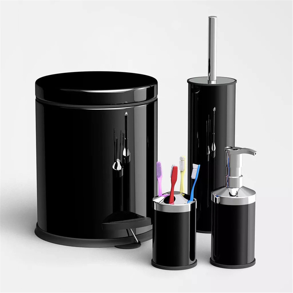 Decorev Boyalı 5 Litre Çöp Kovalı Dörtlü Banyo Seti (652400) Oto, Bahçe, Yapı Market Fiyatı