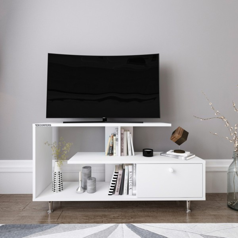 Decorfers Mıxı Tv Ünitesi Tv Sehpası - Beyaz Tv Ünitesi / Sehpası Fiyatı