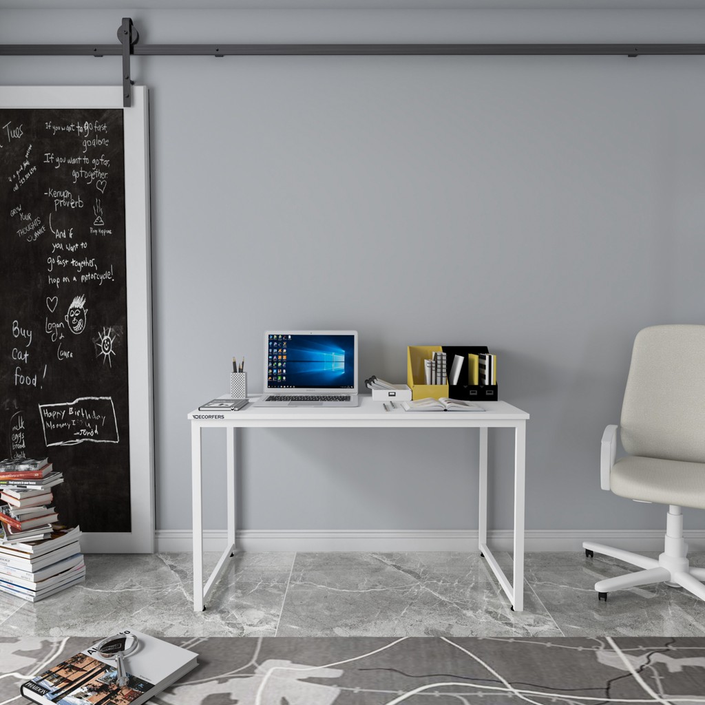 Decorfers Rega Çalışma Masası 120 x 60 cm - 120x60 cm - Mat Beyaz Çalışma Masası Fiyatı