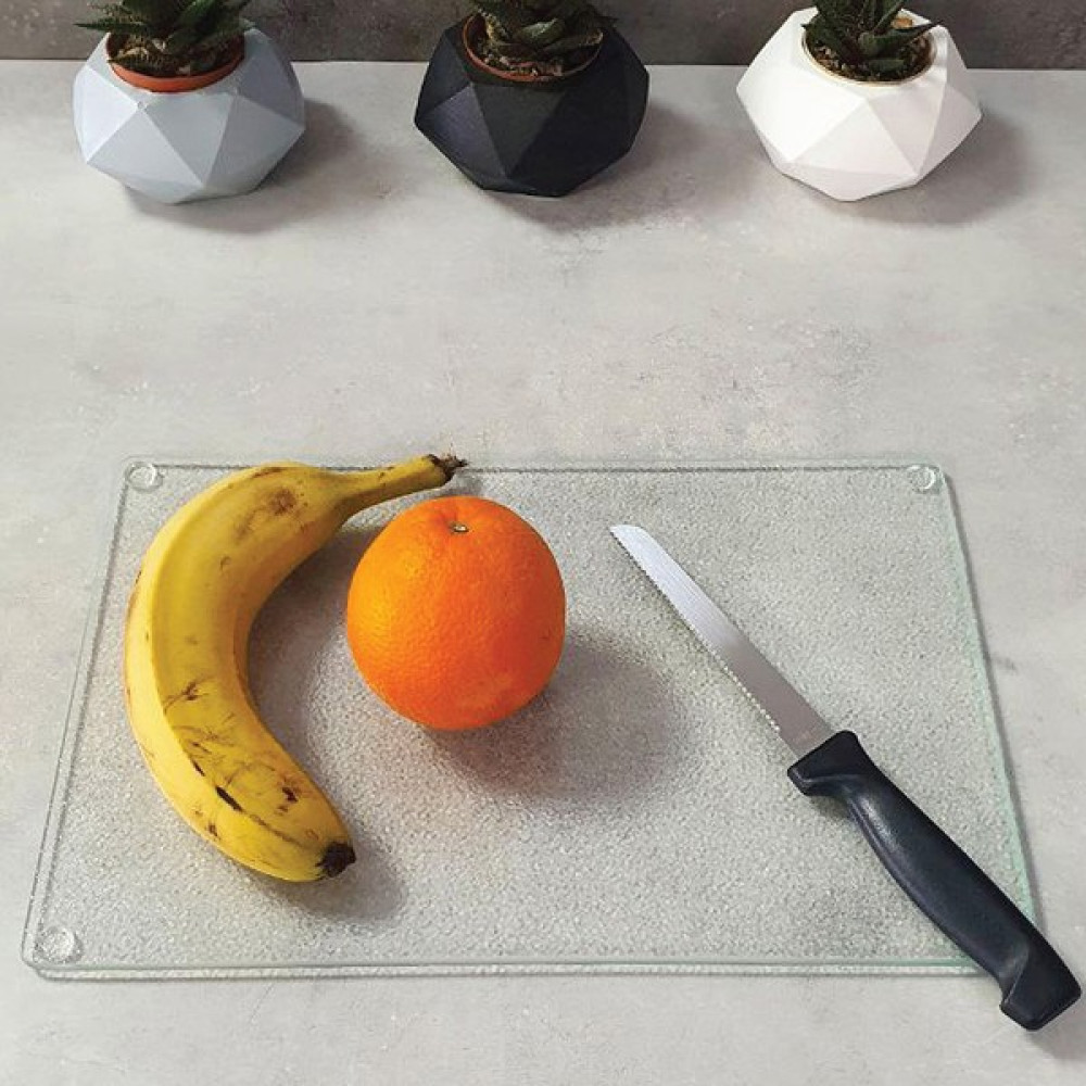Decorita Cam Kesme Tahtası - Cam Kesme Tablası | Buzlu Cam | - 20 x 30 cm Kesme Tahtaları / Kesim Tablaları Fiyatı