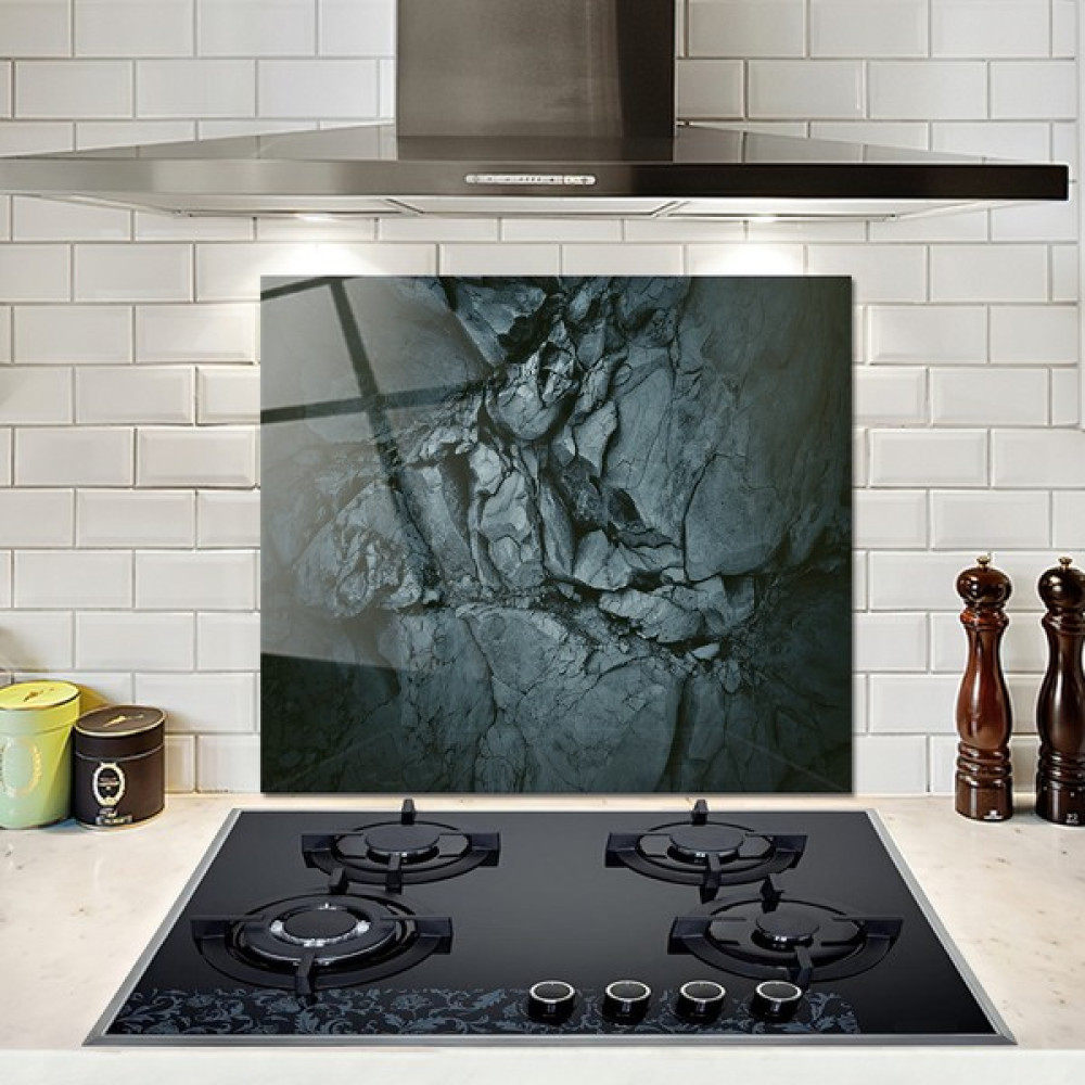 Decorita Cam Ocak Arkası Koruyucu | Doğal Taş Desen | 52cm X 60cm - 1 Adet Mutfak Gereçleri Fiyatı