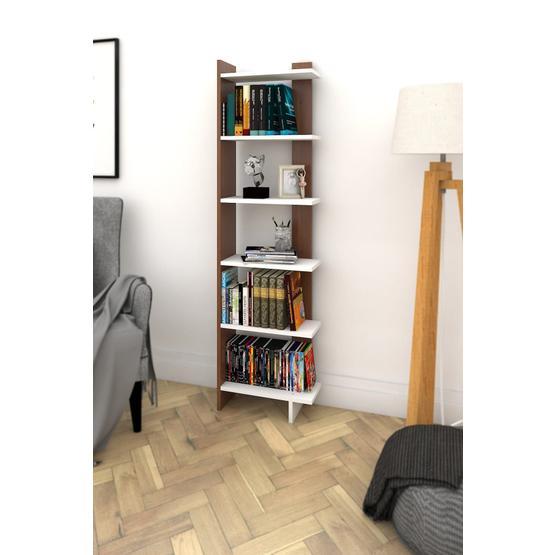 Decormet 030010080804043 Beyaz Ceviz Order Kitaplık