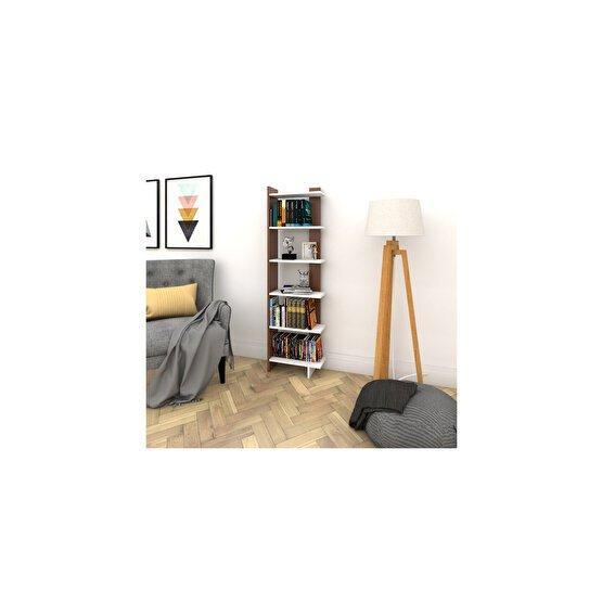 Decormet 030010080804043 Beyaz Ceviz Order Kitaplık