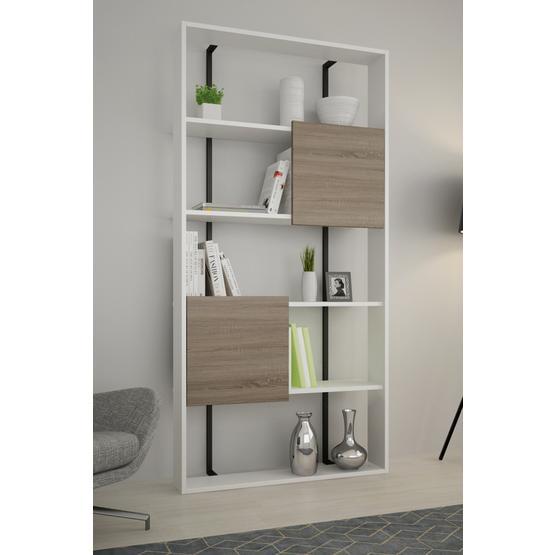 Decormet Calba Beyaz Beyaz Kitaplık