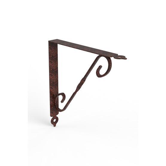 Decormet Ferforje Bakır Dövme 12x15 mm Raf Altı Konsol