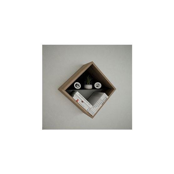 Decormet Petunya Patara Açık Kahverengi Kitaplık