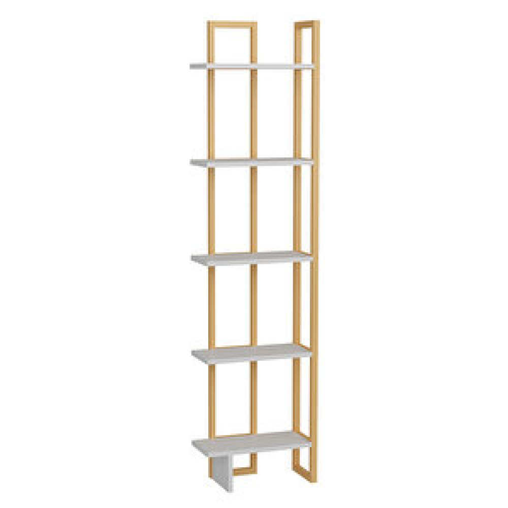 Decorotika Alice Metal Kitaplık Gold Beyaz Kitaplık Fiyatı