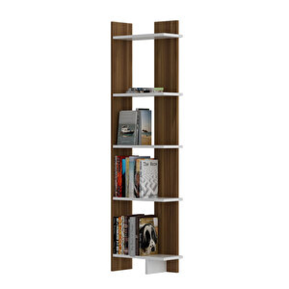 Decorotika Als Kitaplık Ceviz Beyaz Kitaplık Fiyatı