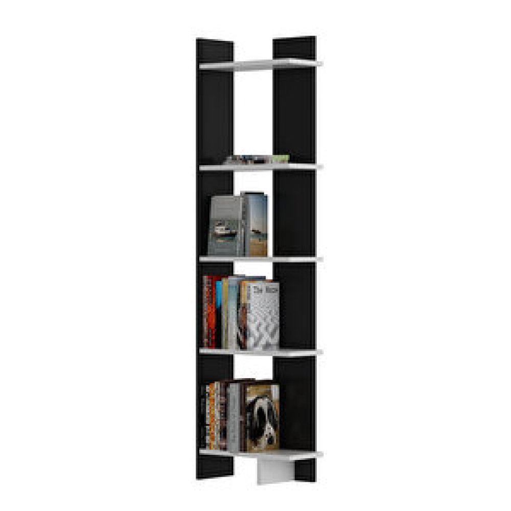 Decorotika Als Kitaplık Siyah - Beyaz Kitaplık Fiyatı
