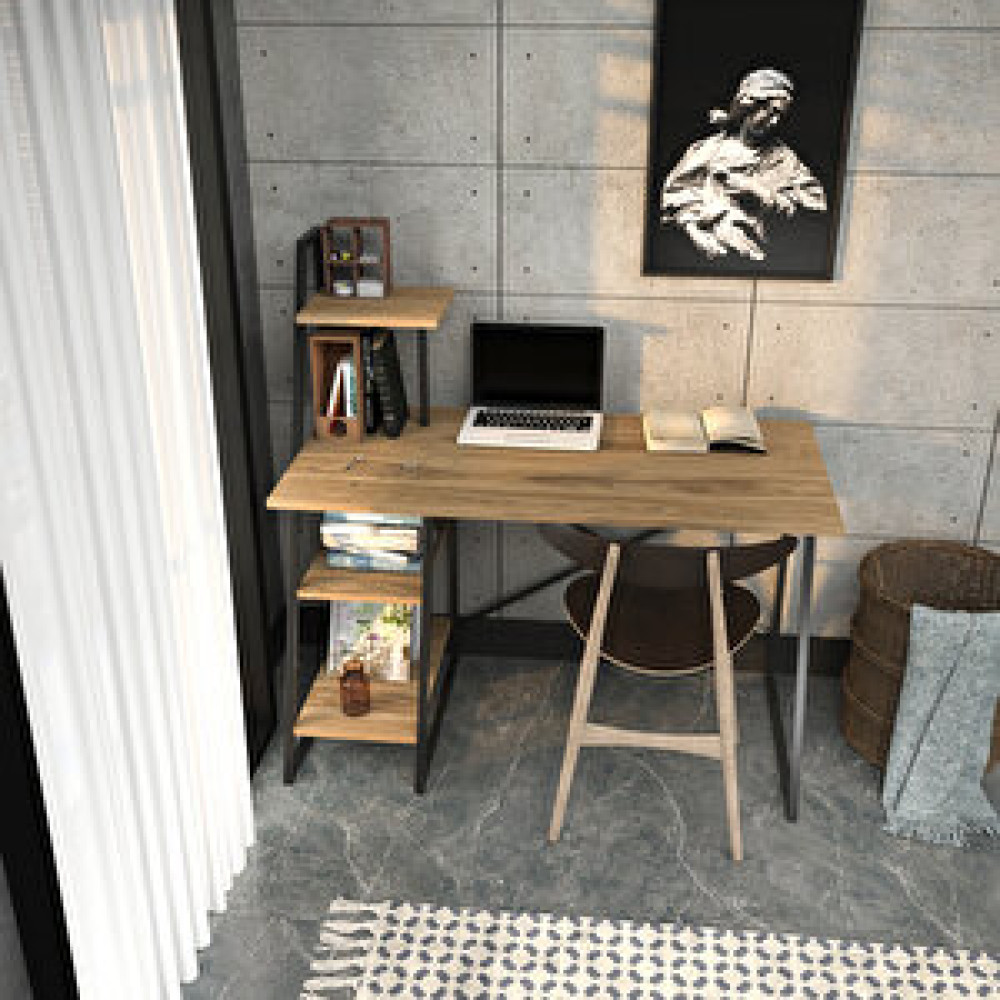 Decorotika Decoroti̇ka Admi̇ra Çalişma Masasi Si̇yah Bilgisayar Masası Fiyatı
