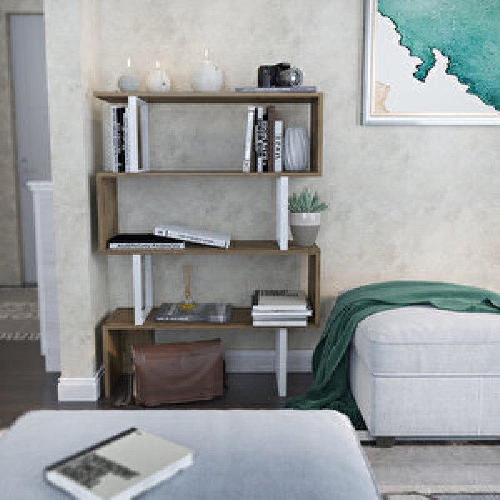 Decorotika Decoroti̇ka Adri̇ana Ki̇taplik Ud Beyaz Kitaplık Fiyatı