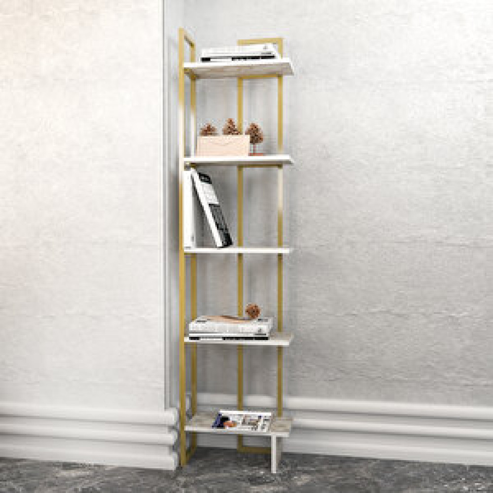 Decorotika Decoroti̇ka Ali̇ce Ki̇taplik Efes Gold Kitaplık Fiyatı