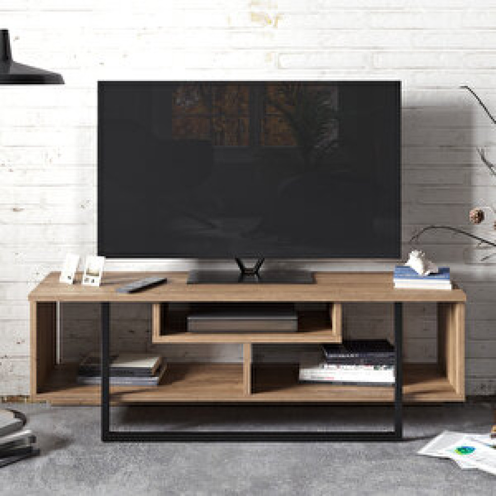 Decorotika Decoroti̇ka Asal Tv Üni̇tesi̇ 120 Cm Cevi̇z Tv Ünitesi / Sehpası Fiyatı