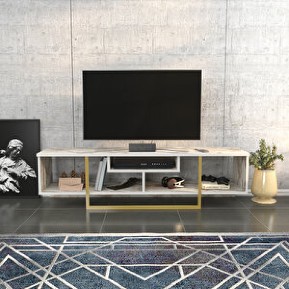 Decorotika Decoroti̇ka Asal Tv Üni̇tesi̇ 150 Cm Efes Gold Tv Ünitesi / Sehpası Fiyatı