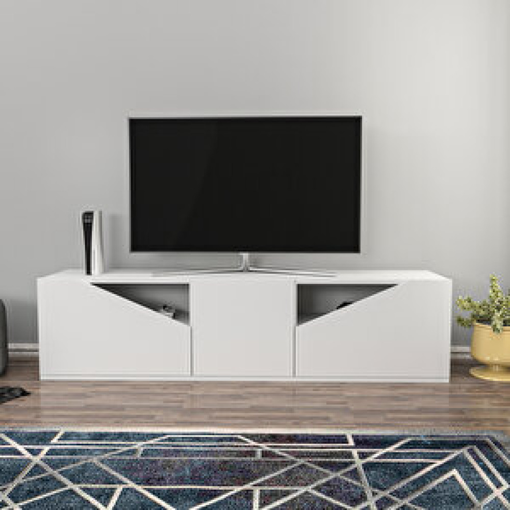 Decorotika Decoroti̇ka Carson Tv Üni̇tesi̇ Beyaz Tv Ünitesi / Sehpası Fiyatı
