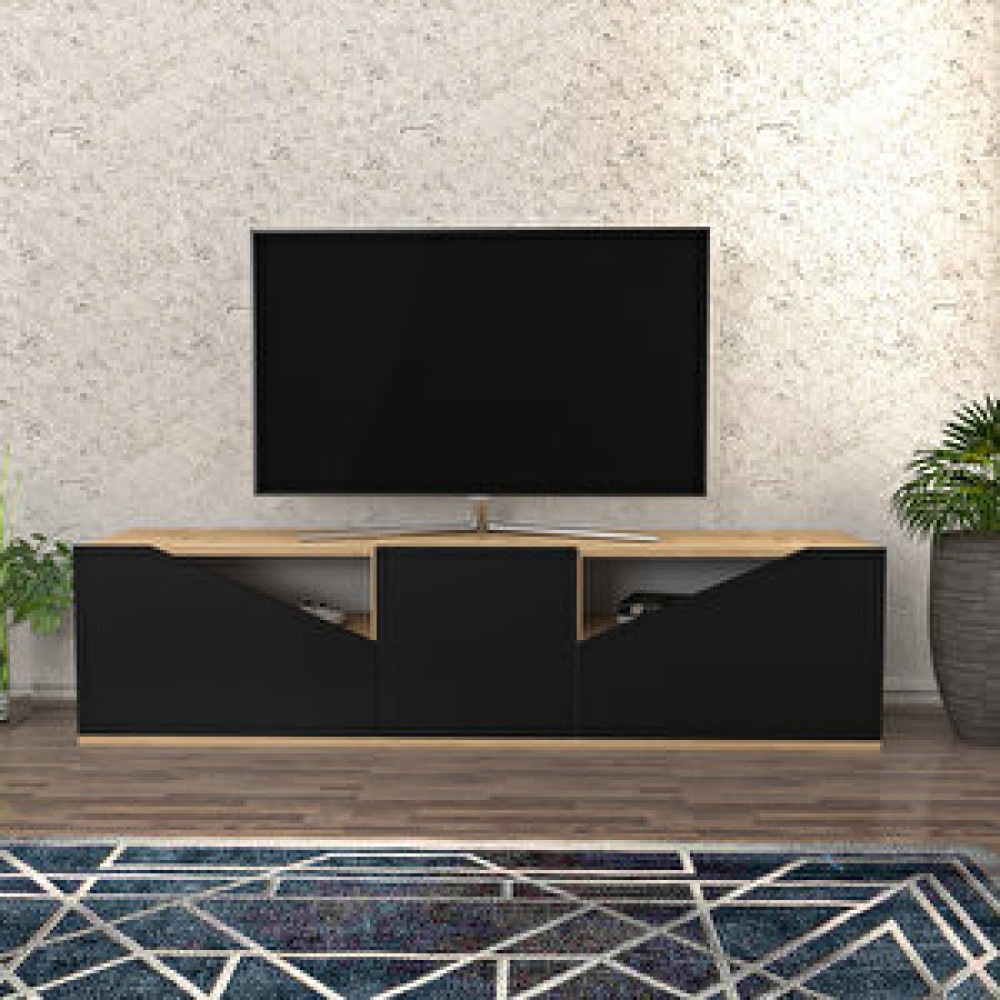 Decorotika Decoroti̇ka Carson Tv Üni̇tesi̇ Safi̇rmeşe Antrasi̇t Tv Ünitesi / Sehpası Fiyatı