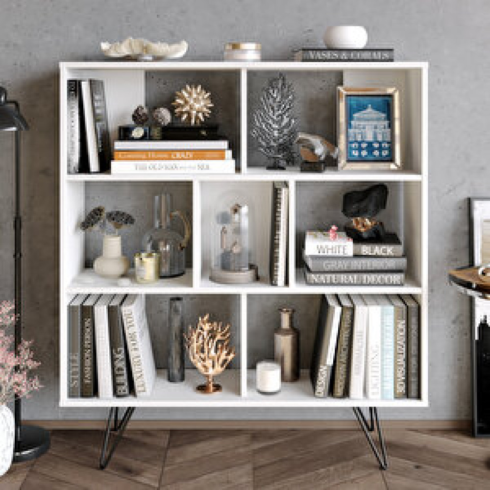 Decorotika Decoroti̇ka Mi̇sti̇co Ki̇taplik Beyaz Kitaplık Fiyatı