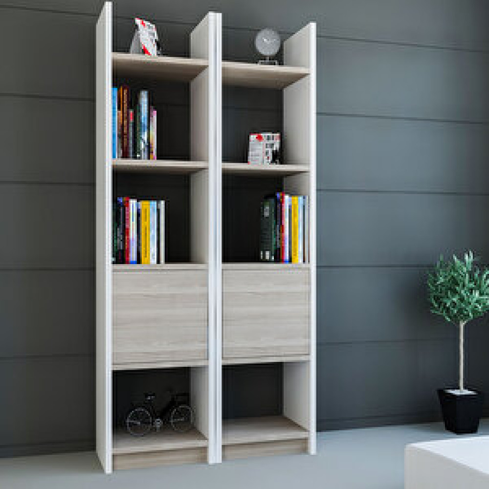 Decorotika Esbi 102 Kitaplık Beyaz-Cordoba Kitaplık Fiyatı