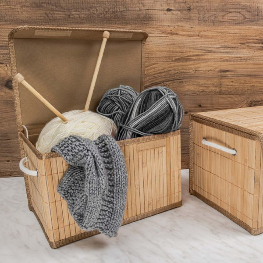 Decostyle Deco&style Bambu Çok Amaçlı 2'li Saklama Kutusu - Bej Eşya Saklama Kutusu Fiyatı
