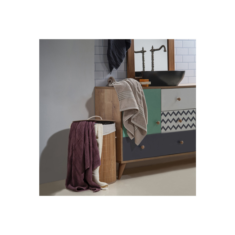 DECOSTYLE Evidea Deco&style Bambu Çamaşır Sepeti - 48 Litre Çamaşır Sepeti Fiyatı