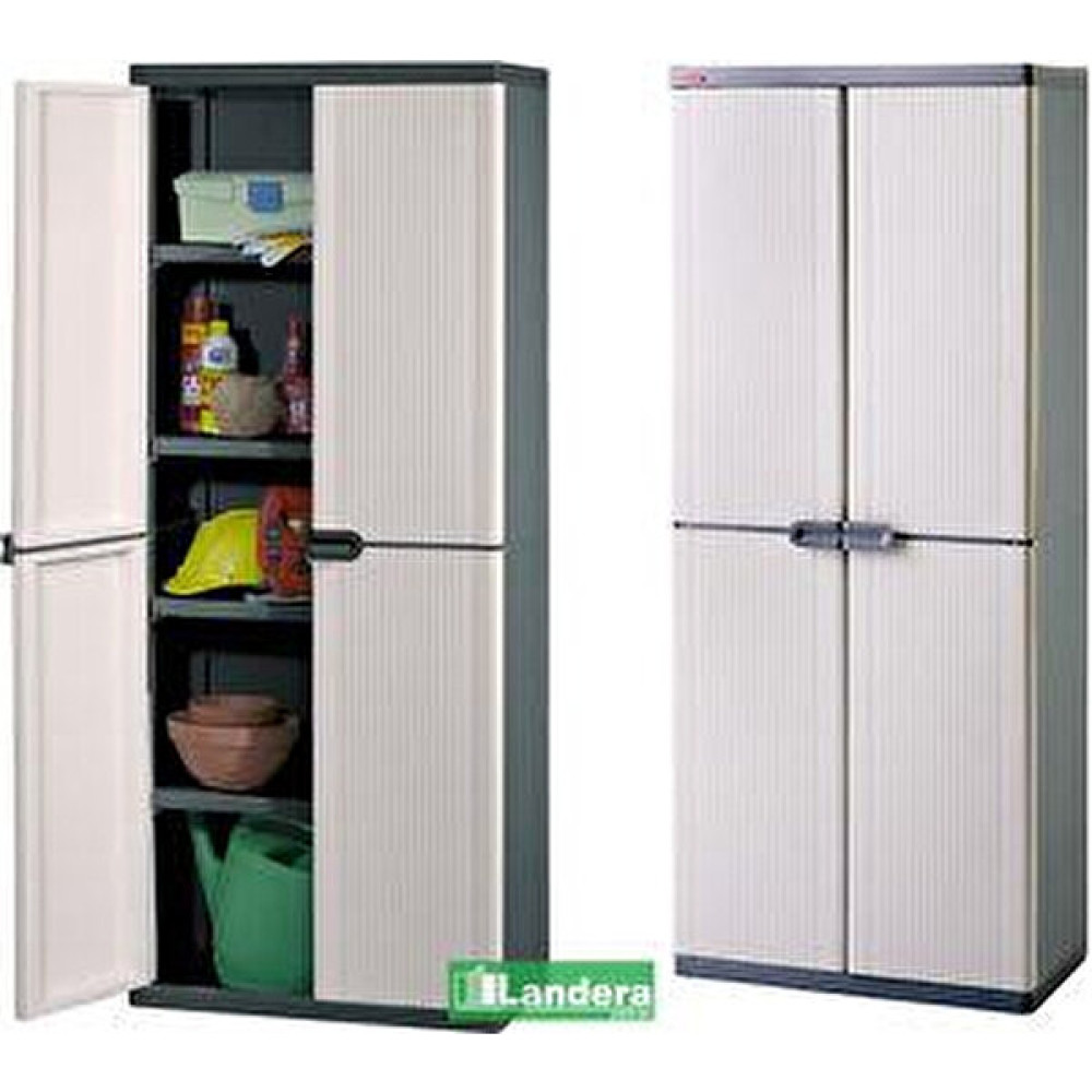 Decotex Keter Plastik Dolap Raflı Bahçe Balkon Ofis Dolabı Bahçe Mobilyası Takımı Fiyatı