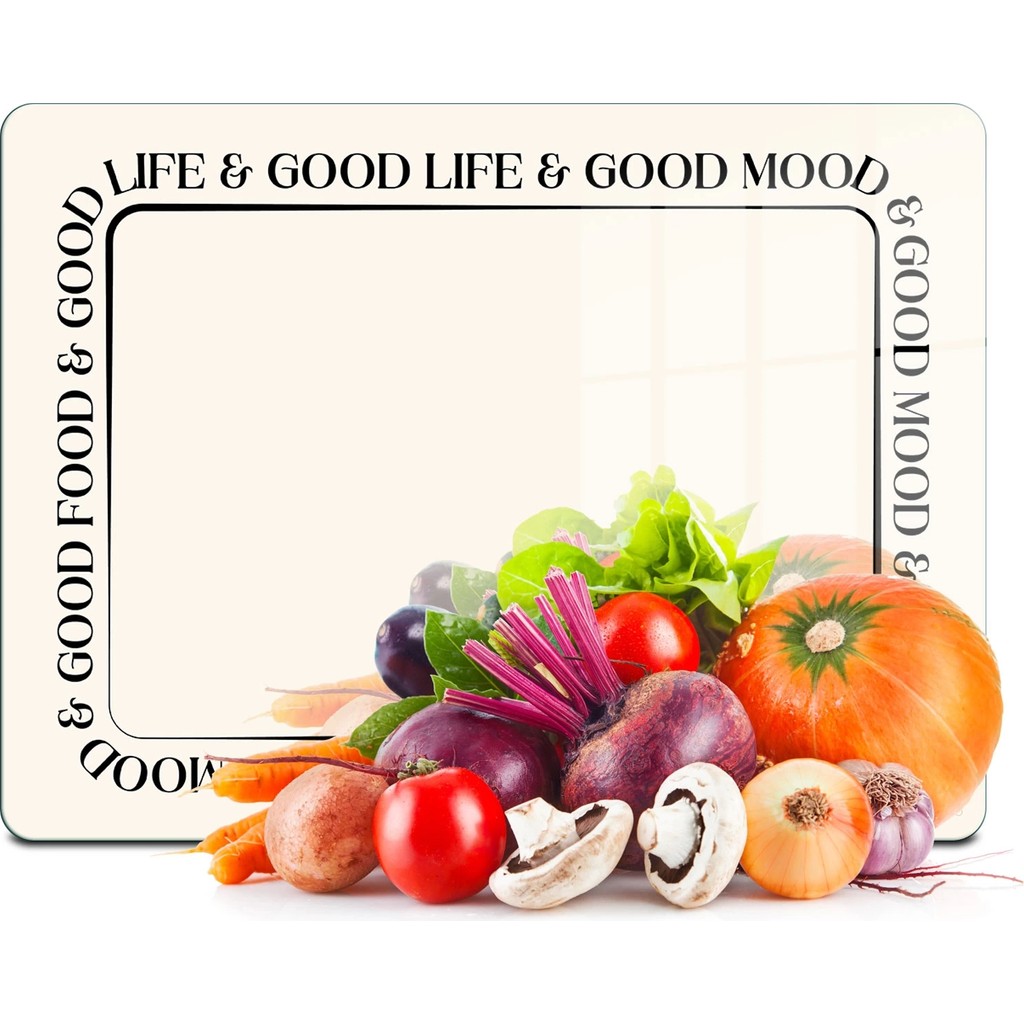 Decovetro Good Life 30X40 cm Cam Kesme Tahtası ve Sunum Tabağı Tek Parça Dayanıklı Malzeme Diğer Fiyatı