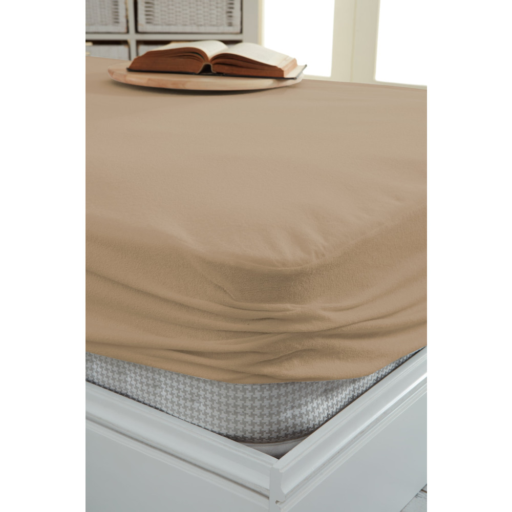 Decovilla Micro Fitted Full Kenar Su Sıvı Geçirmez Yatak Koruyucu Alez Çarşaf Kum Beji 180 x 200 Beden Alez / Yatak Koruyucu Fiyatı