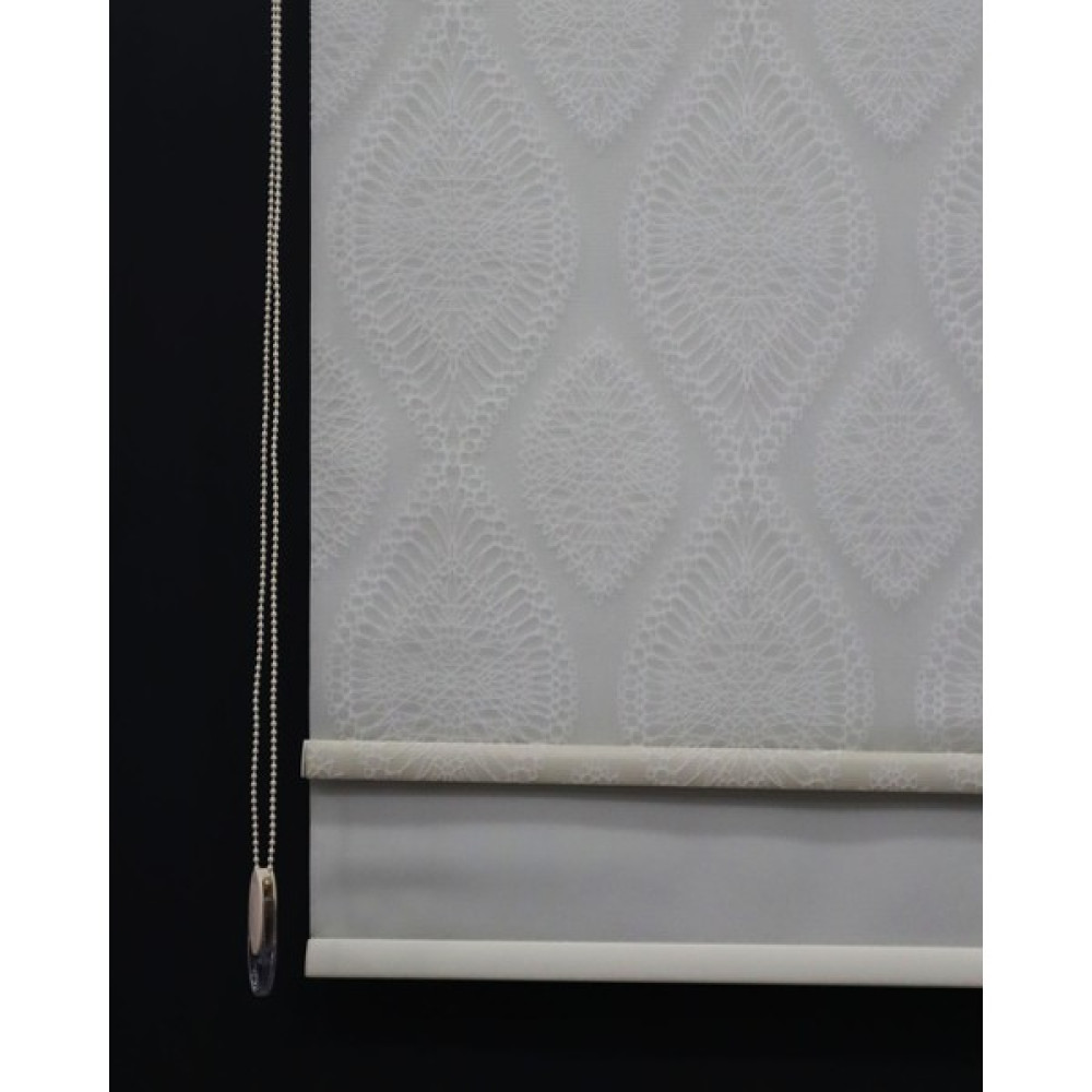 Decoviva Çift Mekanizmalı Baklava Desen Tül Ekru Stor Perde Ofis Mutfak Çocuk Odası Yatak Odası Salon Perdesi - 90 x 200 cm Stor Perde Fiyatı