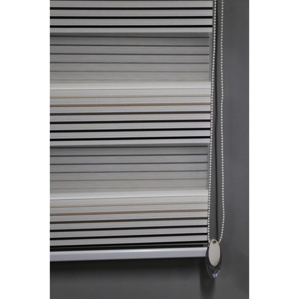 Decoviva Pliseli Zebra Stor Perde Fm 4501 Beyaz Gri Bej Antrasit Ev Ofis Mutfak Yatak Odası Çocuk Odası Salon Perdesi - 230 x 200 cm - Gri - Antrasit Perde Fiyatı