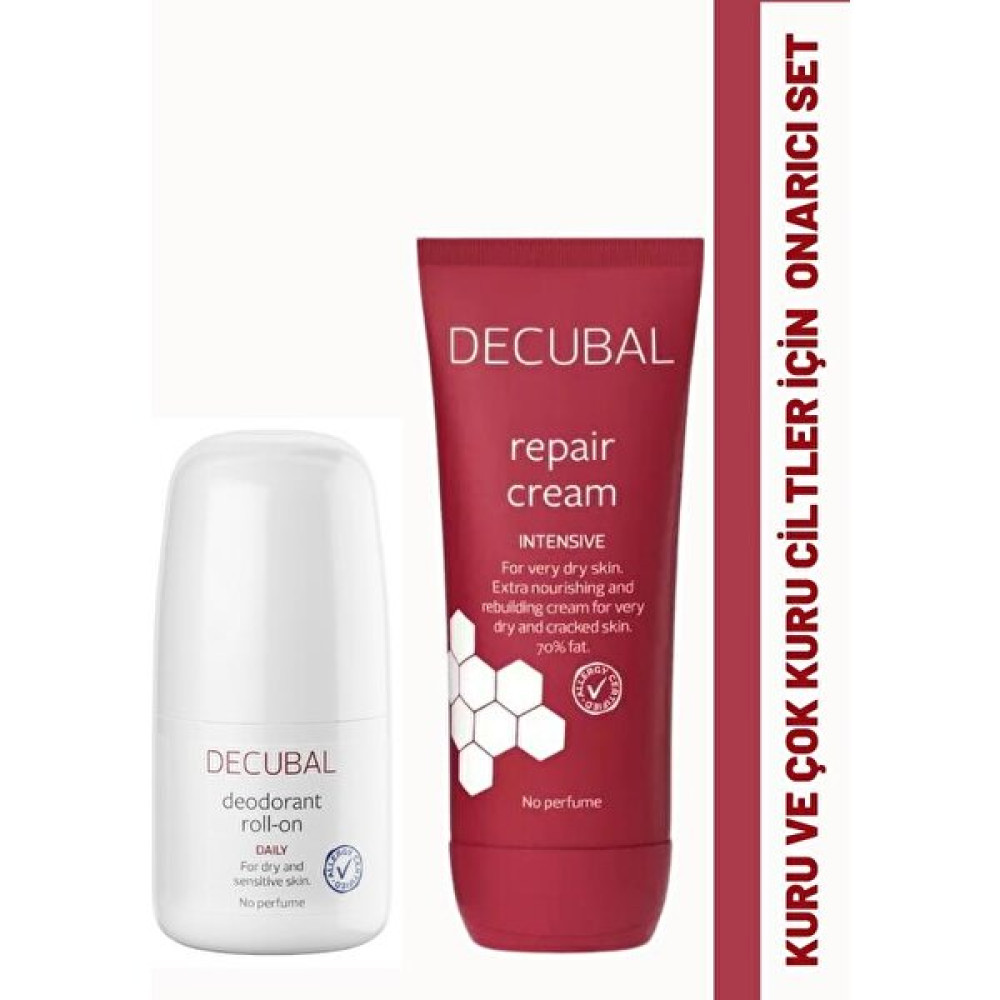 Decubal Kuru ve Çok Kuru Ciltler İçin Onarıcı Krem Bakım Seti Nemlendiriciler Fiyatı