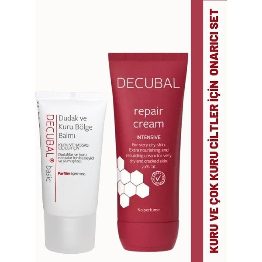 Decubal Kuru ve Çok Kuru Ciltler İçin Onarıcı Krem Bakım Seti Onarıcı Set Nemlendiriciler Fiyatı